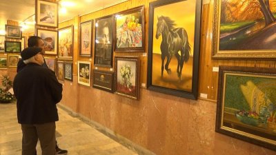 نمایشگاه گروهی نقاشی و نقاشیخط در ساری 